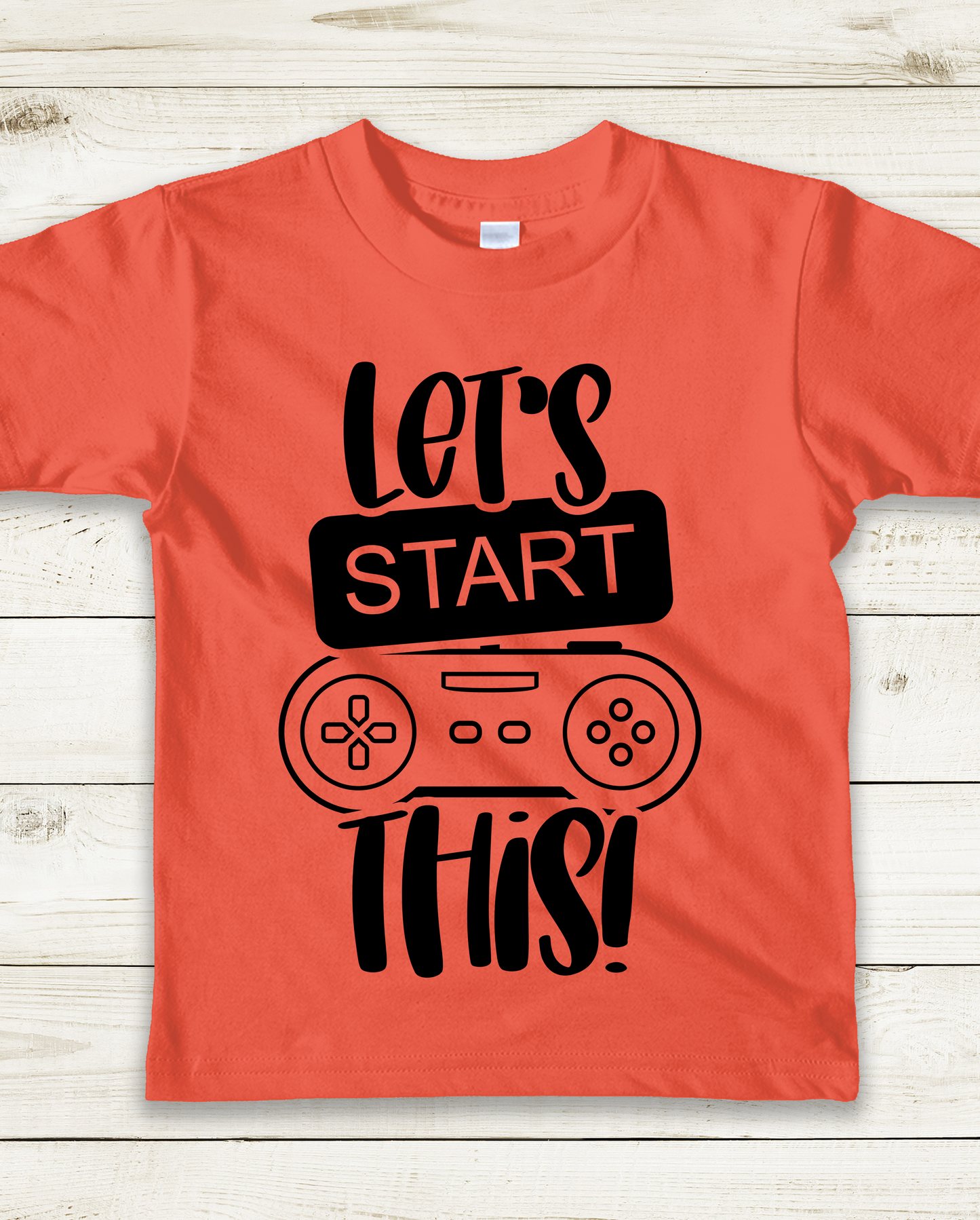 "Let's Start This" Gamer Kids T-Shirt