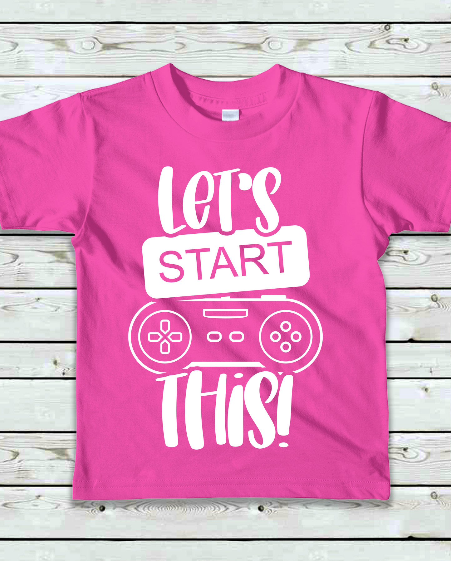 "Let's Start This" Gamer Kids T-Shirt