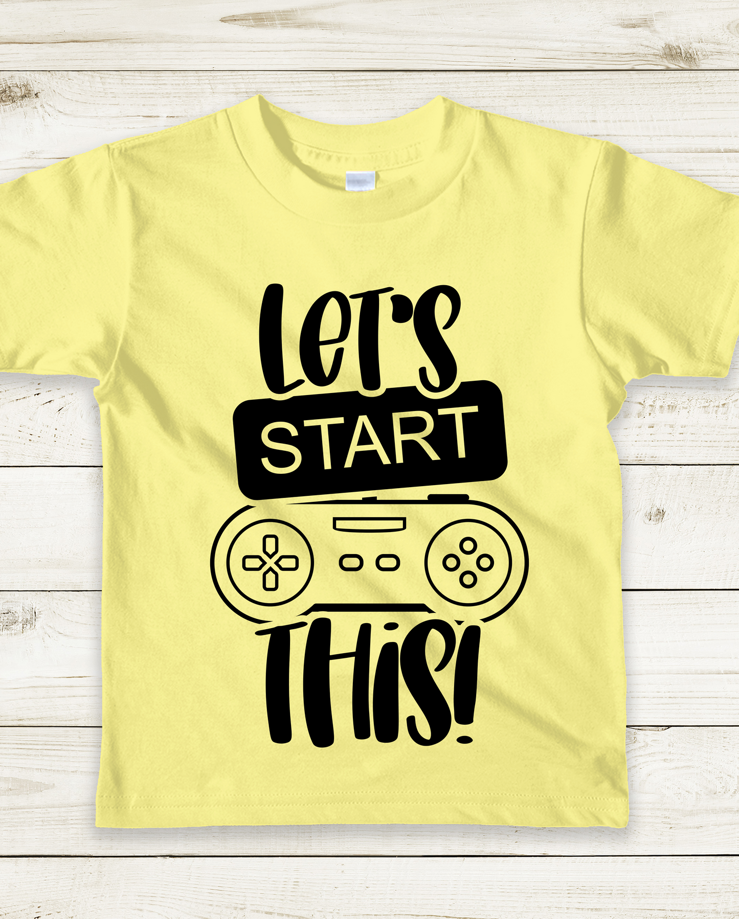 "Let's Start This" Gamer Kids T-Shirt