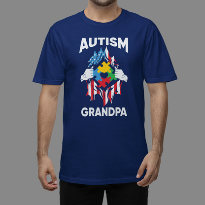 "Autism Grandpa" - Autism T-Shirt