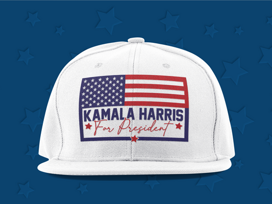 "Kamala Harris For President" Baseball Cap