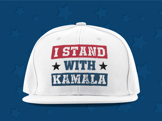 "I Stand With Kamala" Baseball Cap