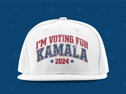 "I'm Voting For Kamala 2024" Baseball Cap