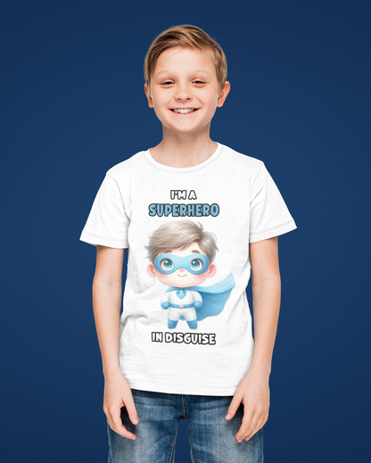 "I'm A Superhero in Disguise" T-Shirt for Kids