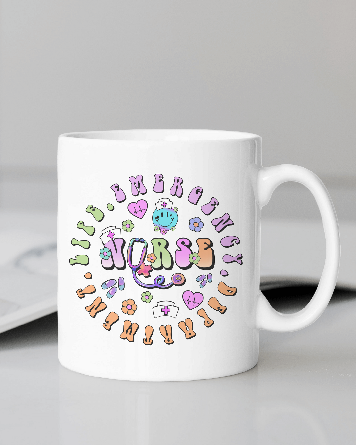 "Life Emergency Department Nurse 12 or 15 oz. Mug