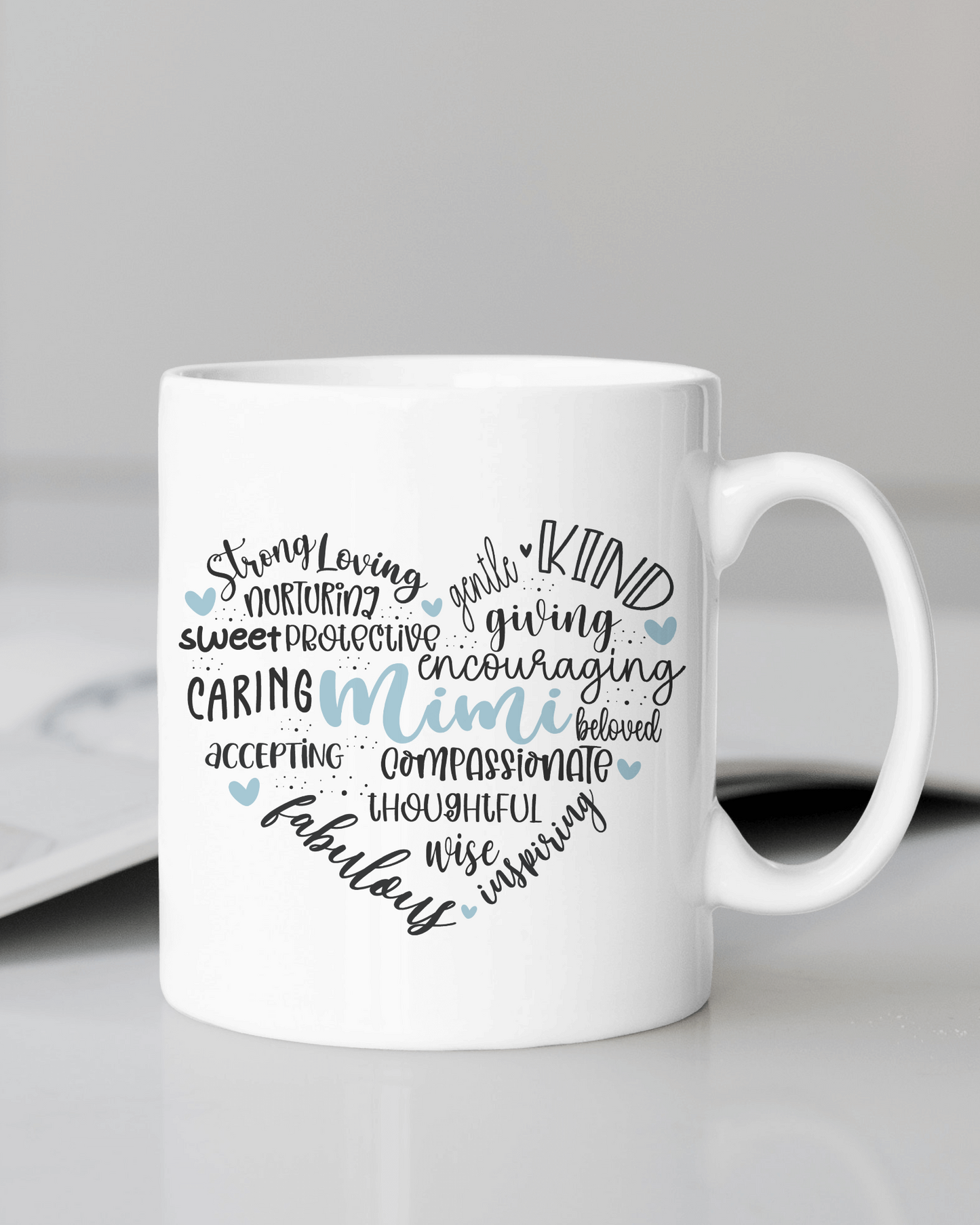 "Grandma, Nana, Nanny, Gigi, Granny & Mimi Love" Mug 12oz