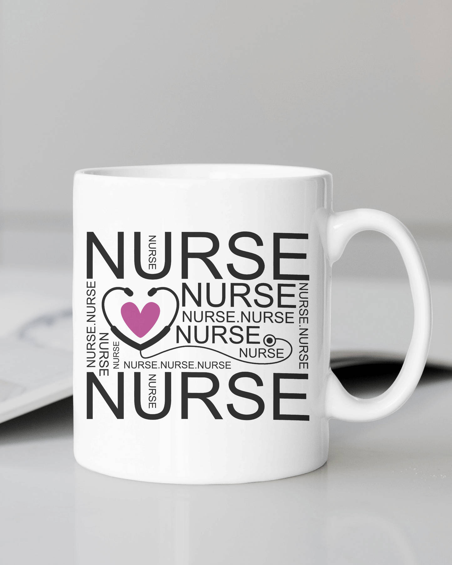 Nurse Art" 12 or 15 oz. mugs