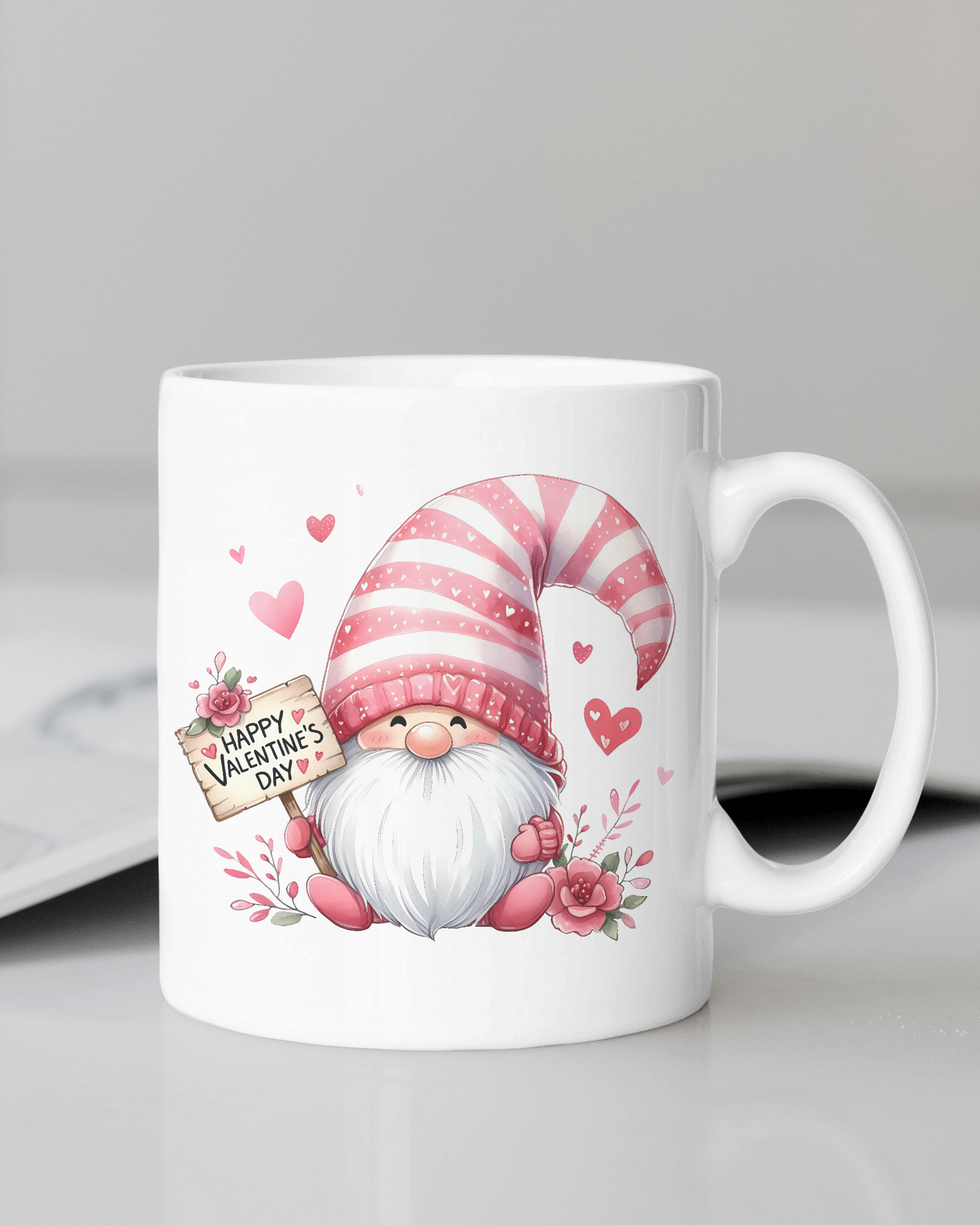 "Happy Valentines Day" 12 oz and 15 oz. mug.