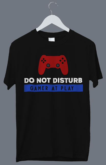 Do Not Disturb Gamer at Play - T-Shirt