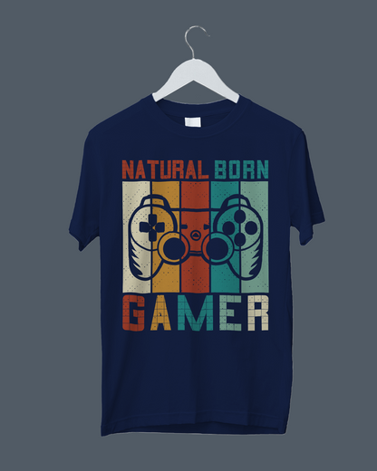 NATURAL BORN GAMER - T-Shirt