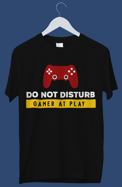 Do Not Disturb Gamer at Play - T-Shirt