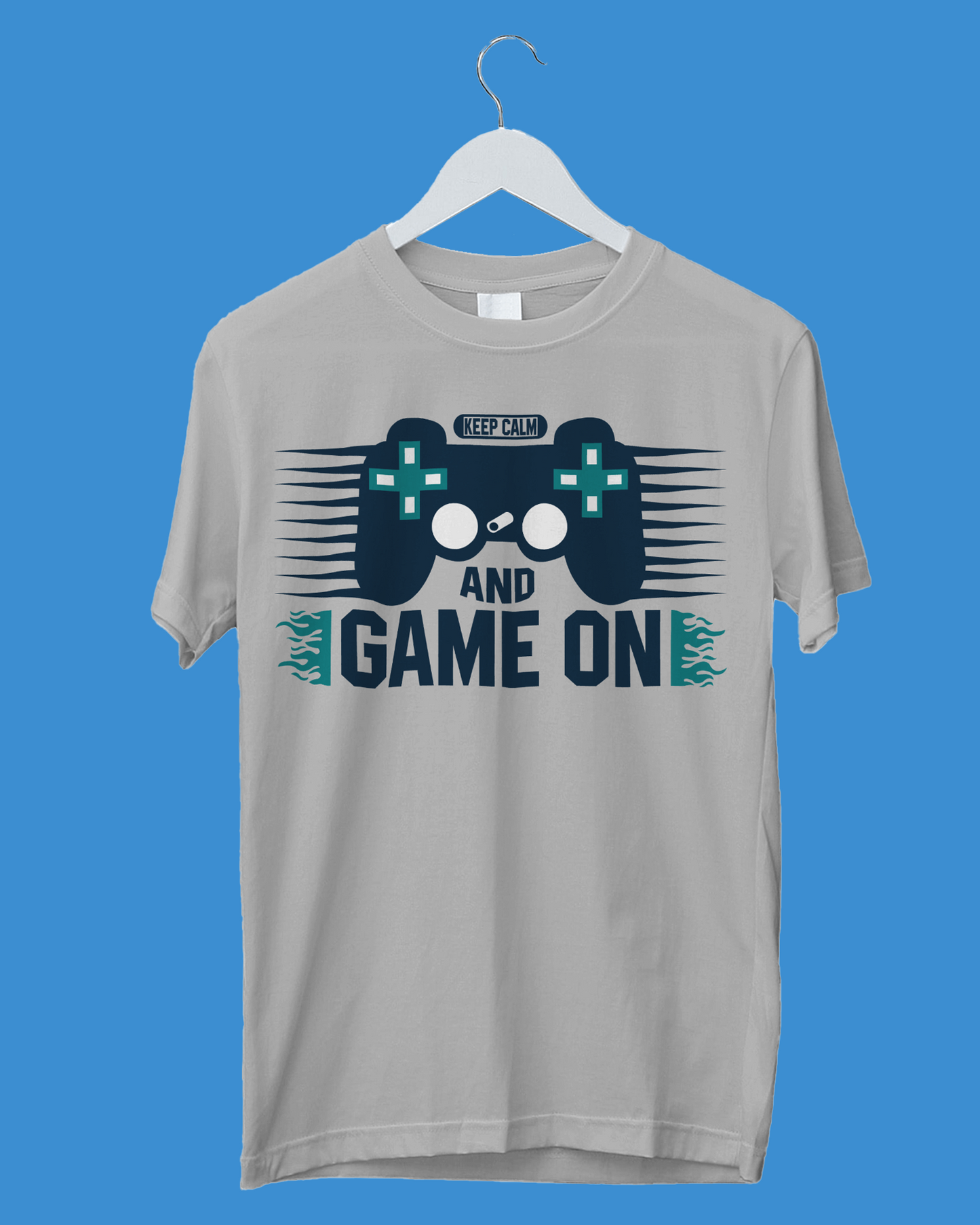 Keep Calm and Game On - T-Shirt