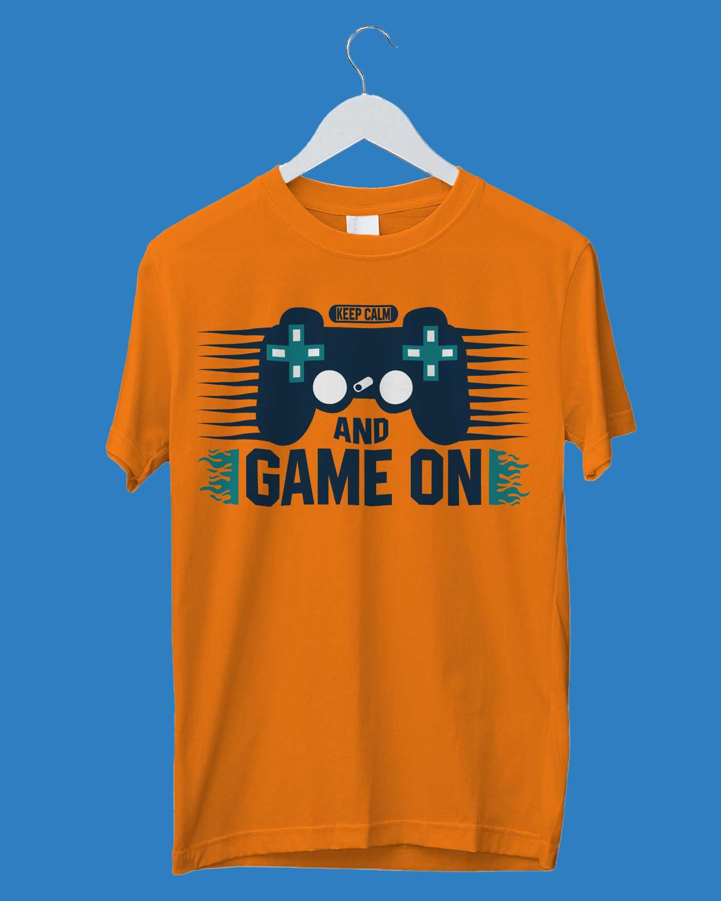 Keep Calm and Game On - T-Shirt