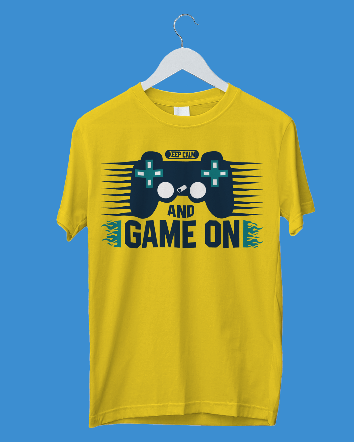 Keep Calm and Game On - T-Shirt