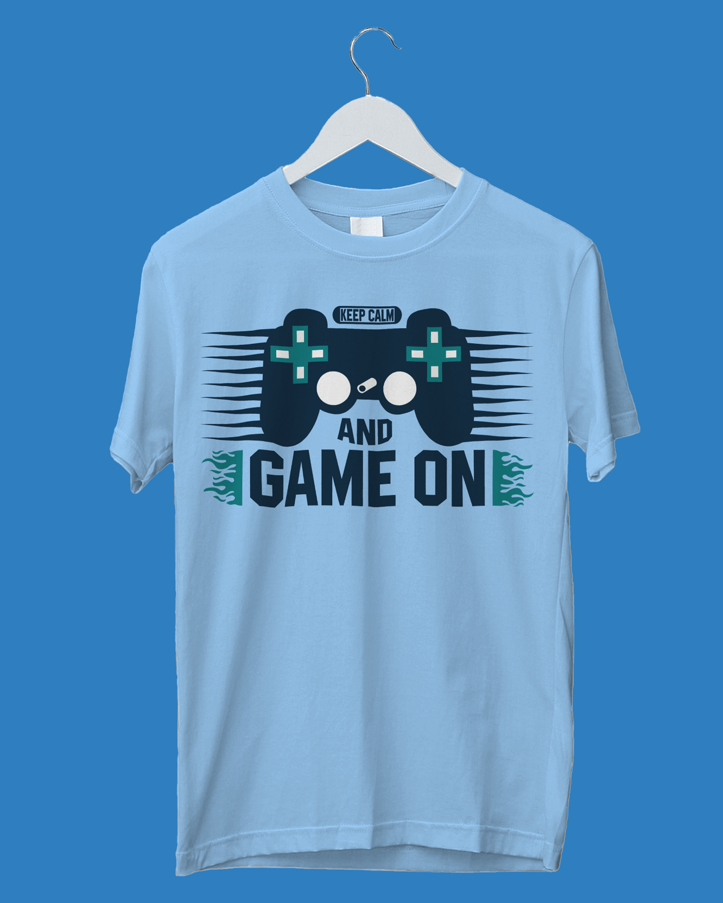 Keep Calm and Game On - T-Shirt