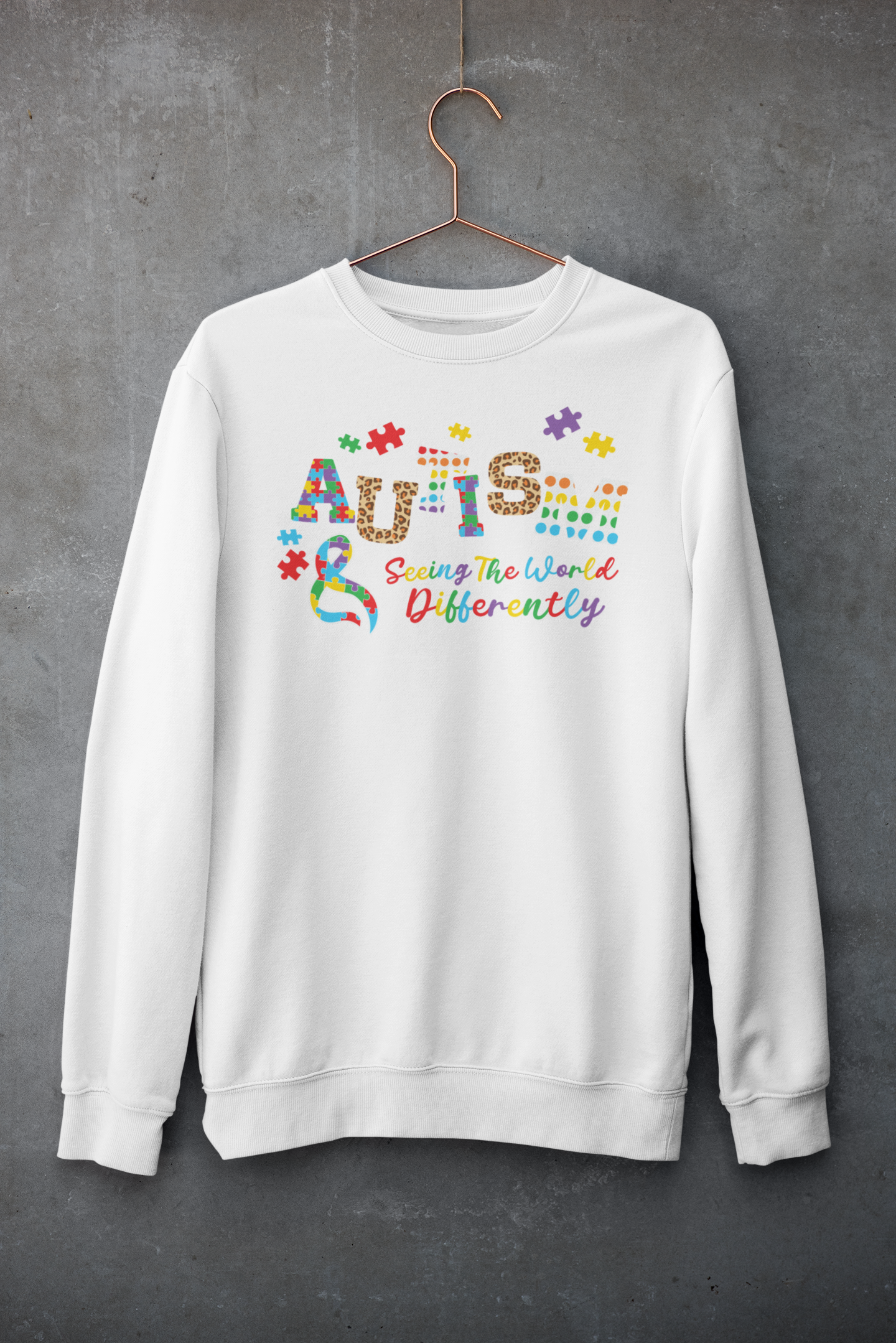 "Autism Seeing the World Different" Sweatshirt