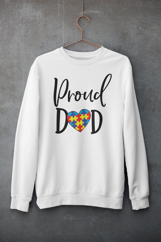 "Proud Dad" Autism Sweatshirt