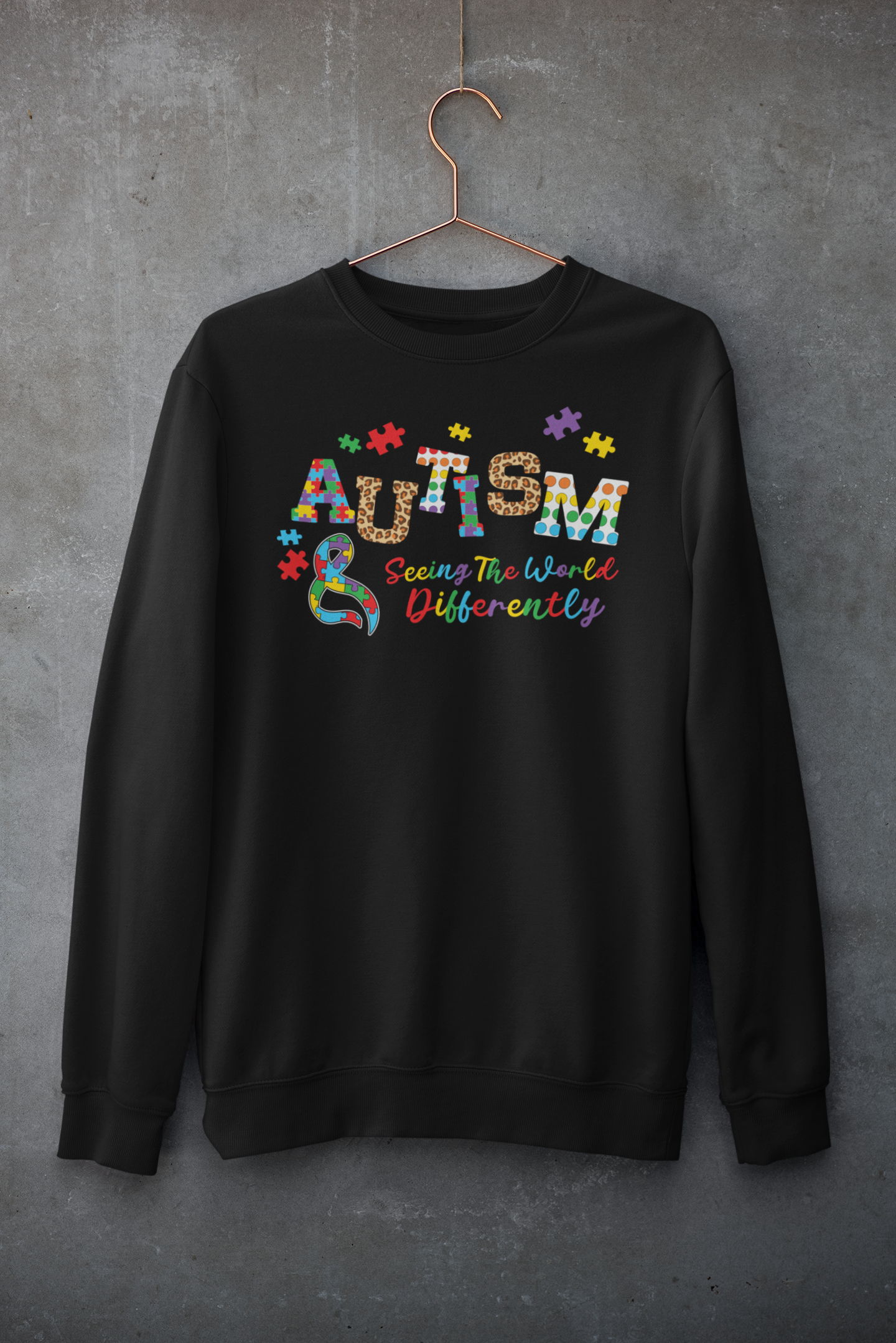 "Autism Seeing the World Different" Sweatshirt