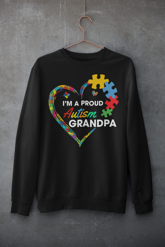 "I'm A Proud Autism Grandpa" Sweatshirt