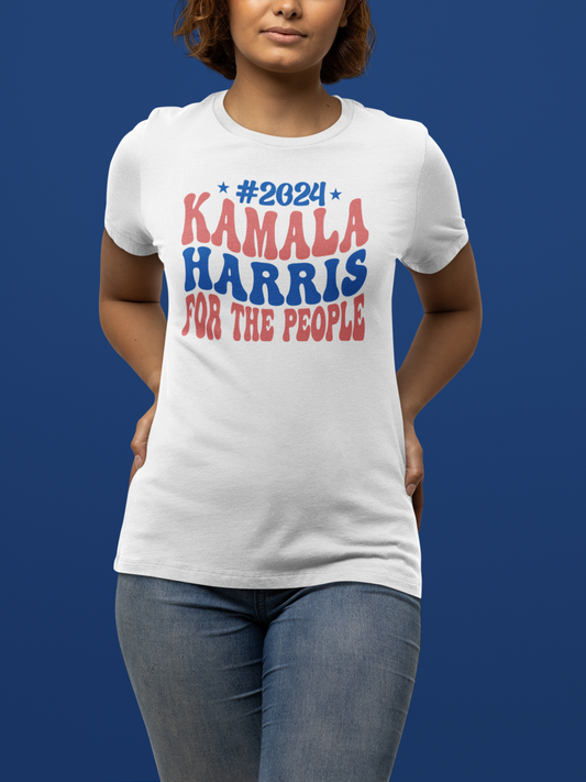 "2024 Kamala Harris For The People" T-Shirt