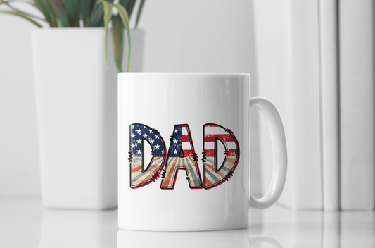 " American DAD " Mug 12 or 15 oz.