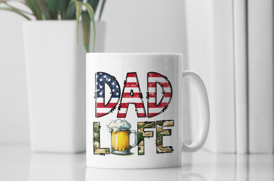 " DAD Life " Mug 12 or 15 oz