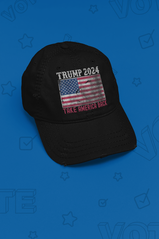 "Trump 2024 Take America Back" Baseball Cap