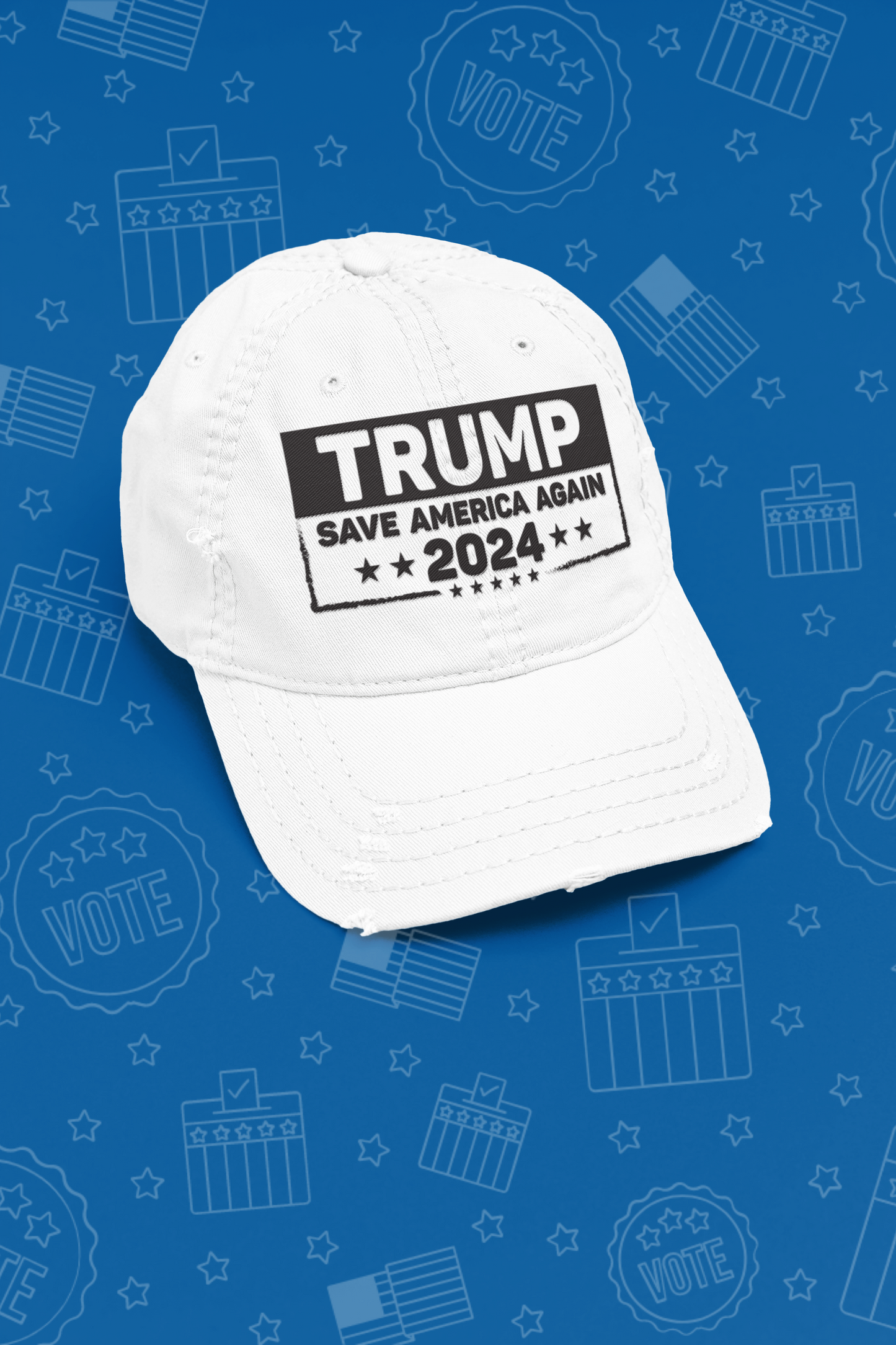 "Trump Save America Again 2024" Baseball Cap