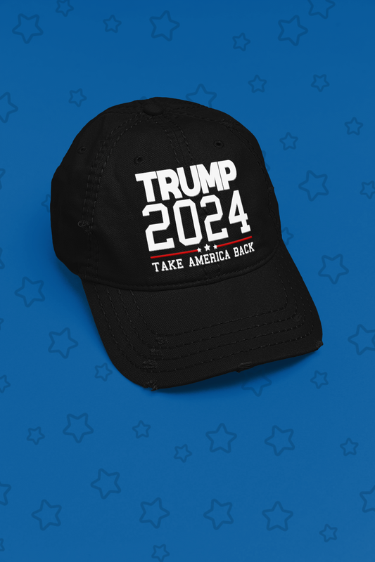 "Trump 2024 Take America Back" Baseball Cap