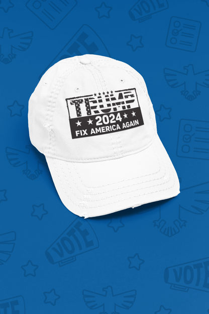 "Trump 2024 Fix America Again" Baseball Cap