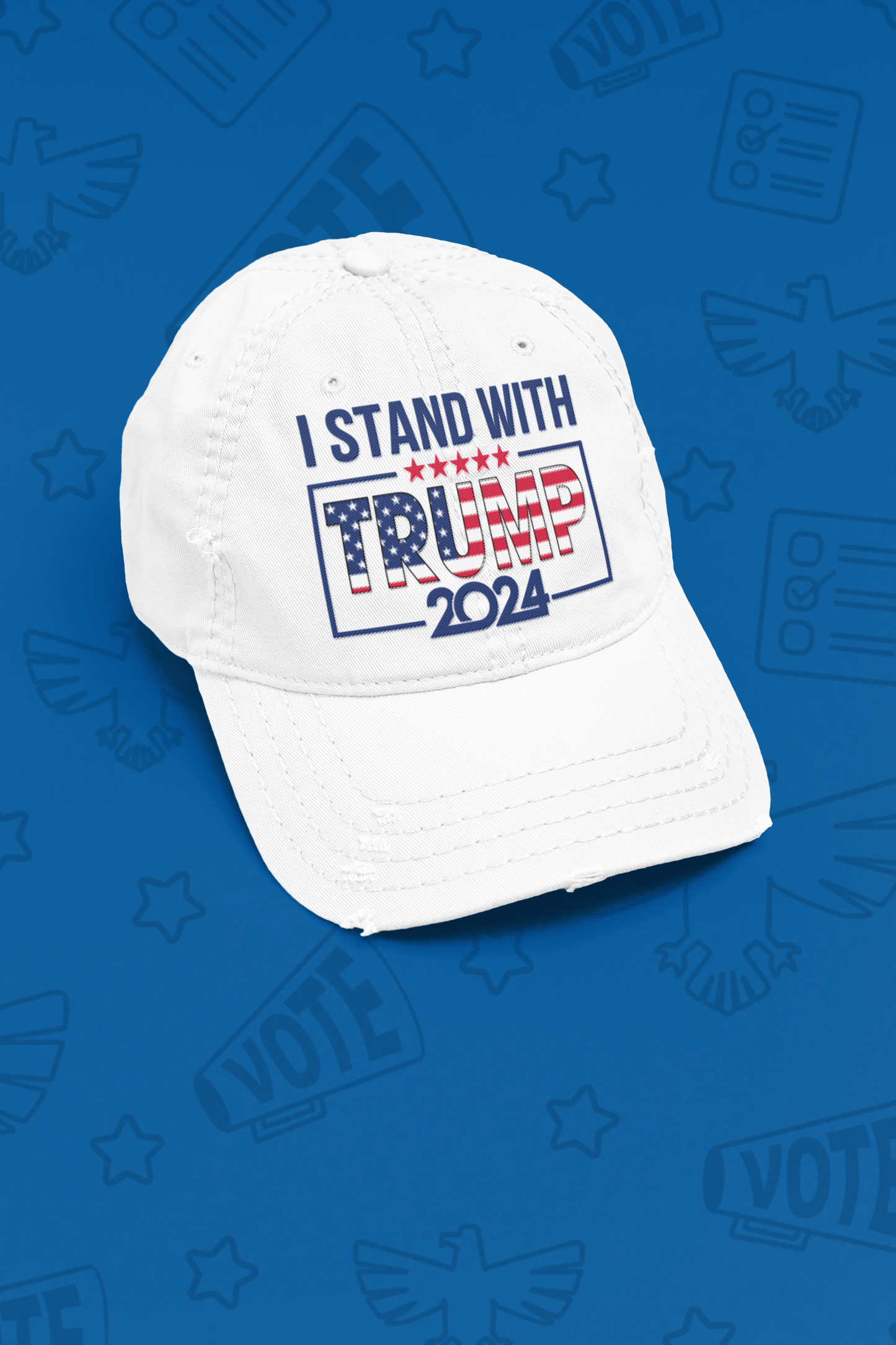 "I Stand With Trump 2024"Baseball Cap