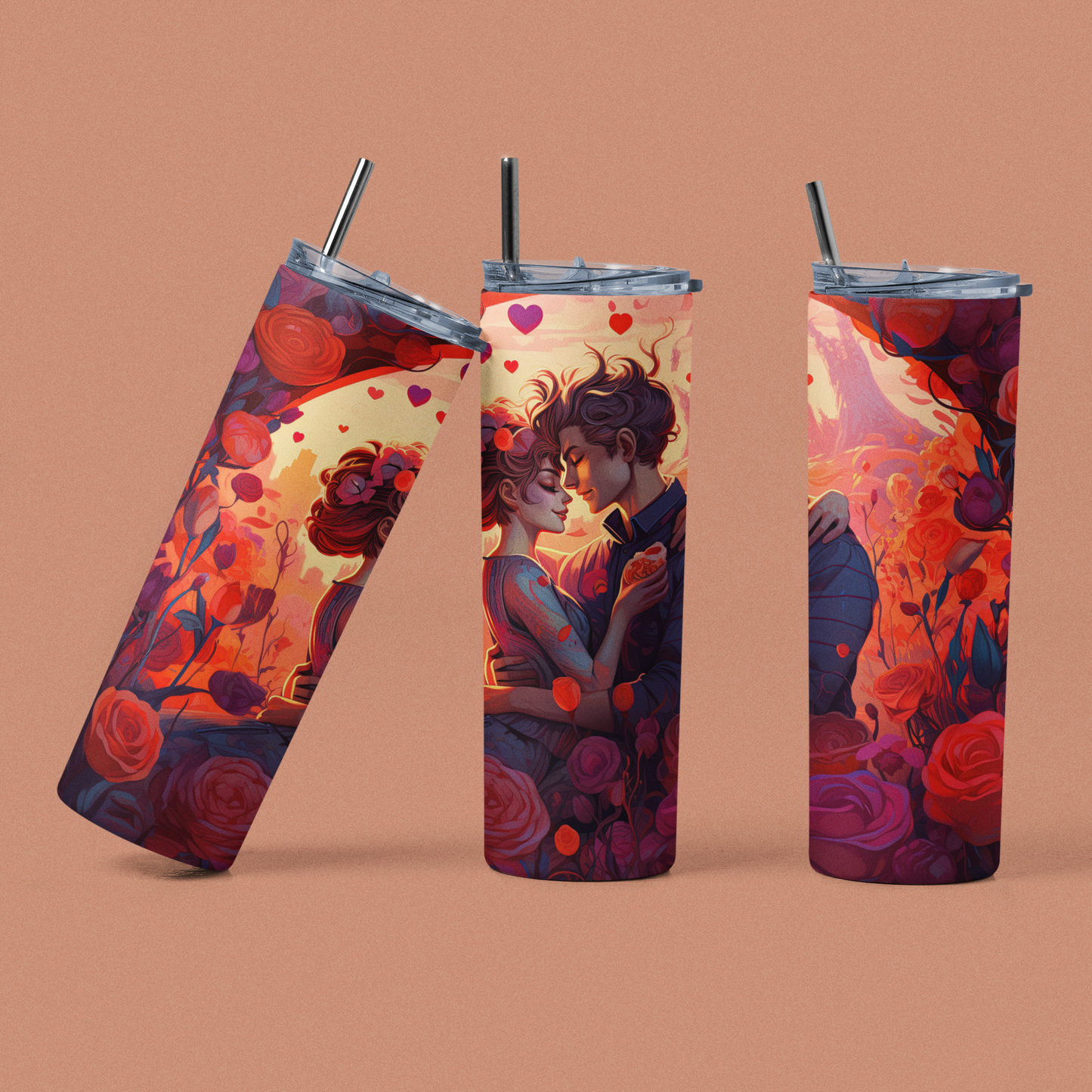 "Valentine Couple" 20 or 30 oz. Tumblers