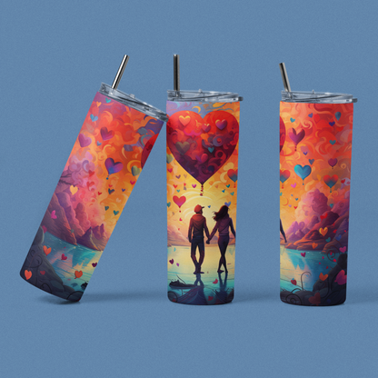 "Valentine Couple" 20 or 30 oz. Tumblers