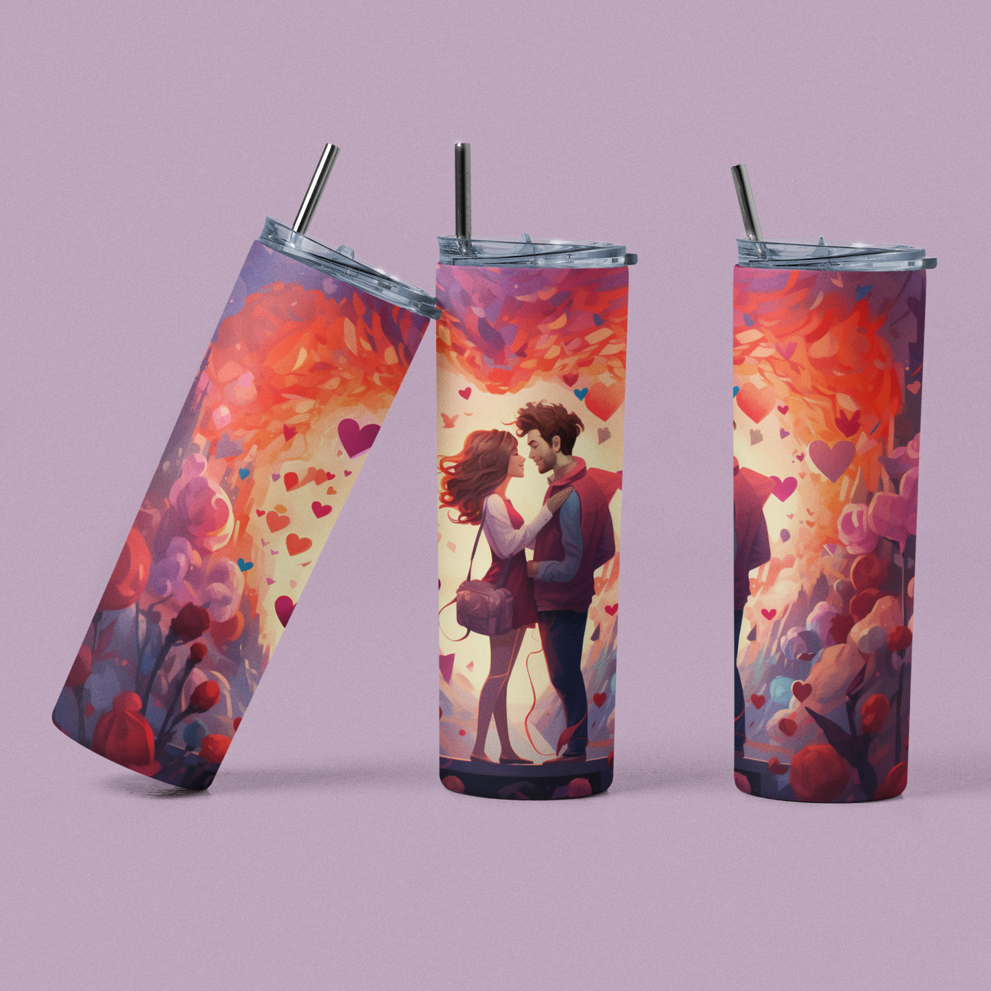 "Valentine Couple" 20 or 30 oz. Tumblers