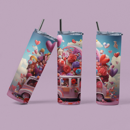 "Valentine Art" 20 or 30 oz. Tumblers