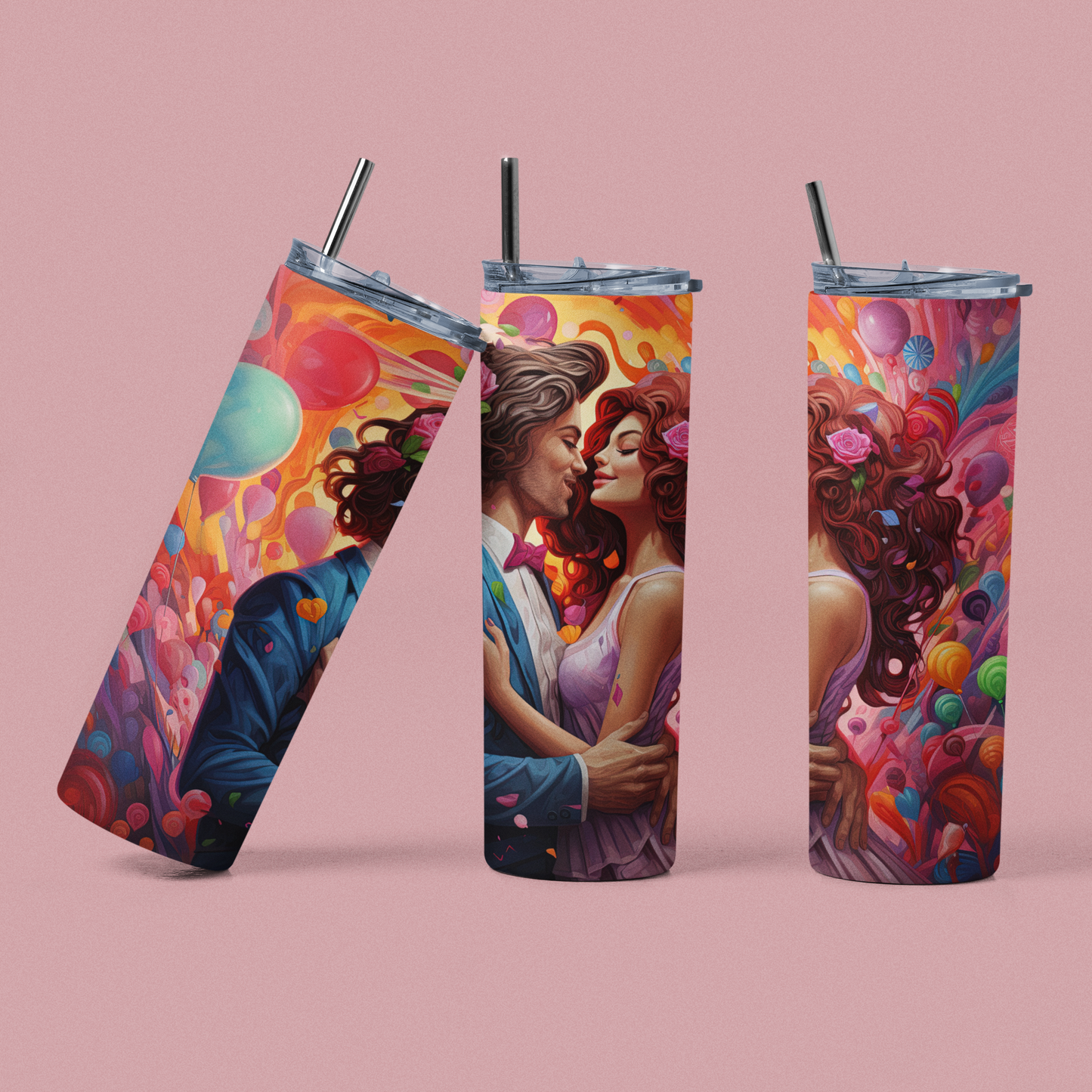 "Valentine Couple" 20 or 30 oz. Tumblers