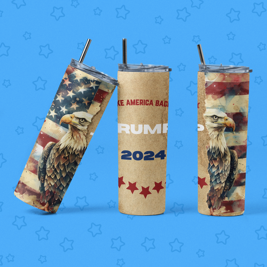 "Take America Back Trump 2024" 20 or 30 oz. Tumbler