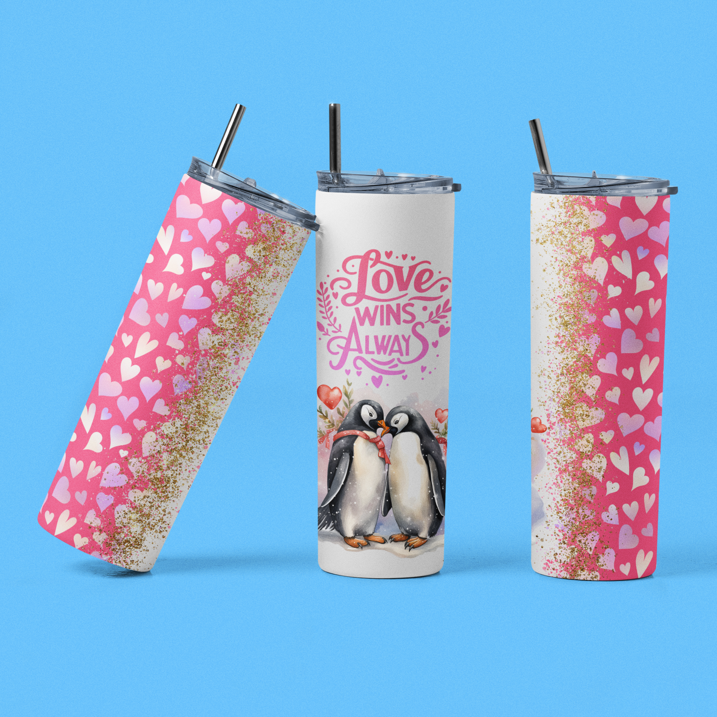 "Love Wins Always" 20 or 30 oz. Tumbler.