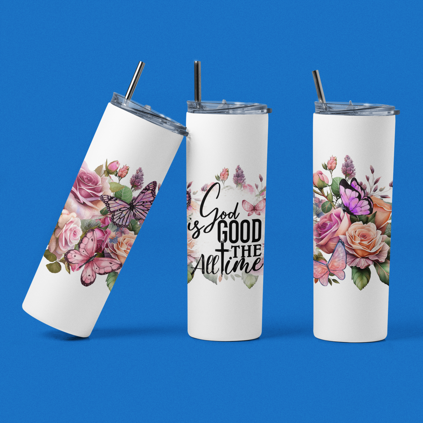 " Bible Quote " 20 or 30 oz. Skinny Tumblers