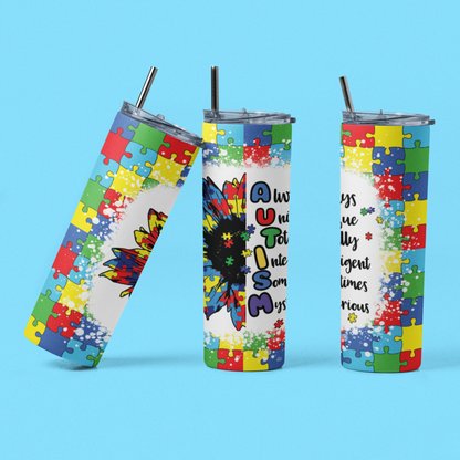 "Autism Awareness" 20 or 30 oz. Tumblers.