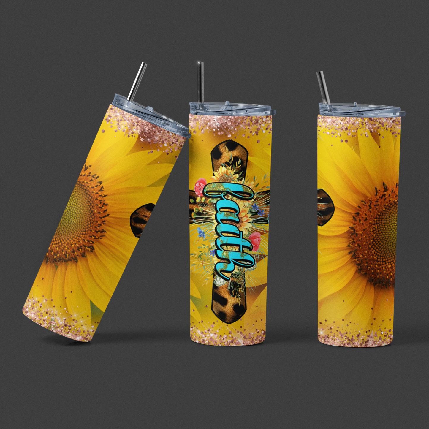 "Faith" 20 or 30 oz. Skinny Tumblers