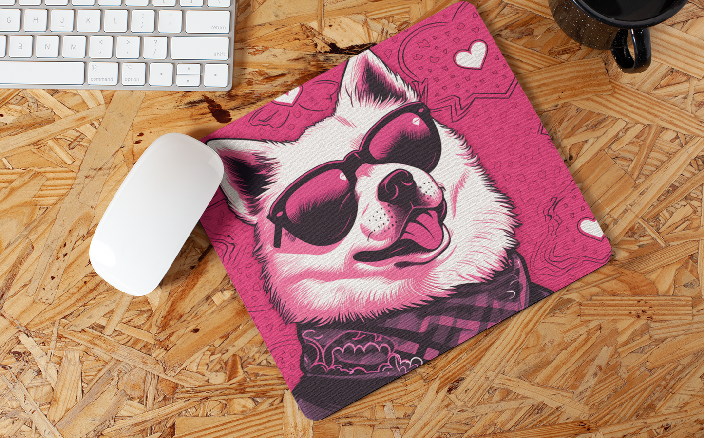 "Cute Dog Art" Mouse Pads