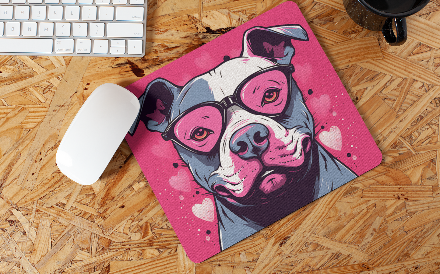 "Cute Dog Art" Mouse Pads