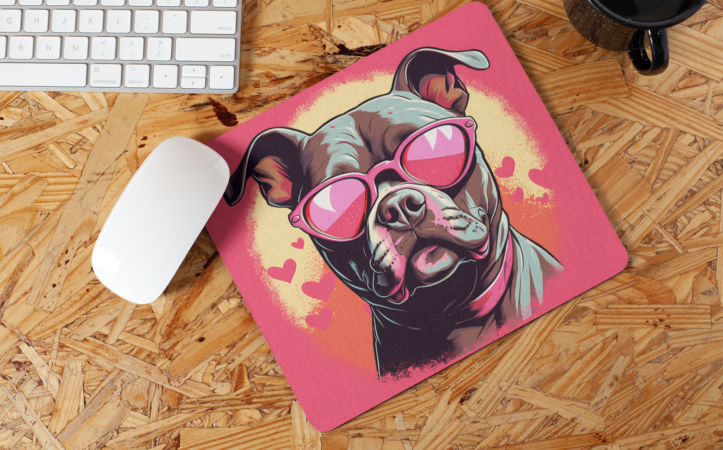 "Cute Dog Art" Mouse Pads