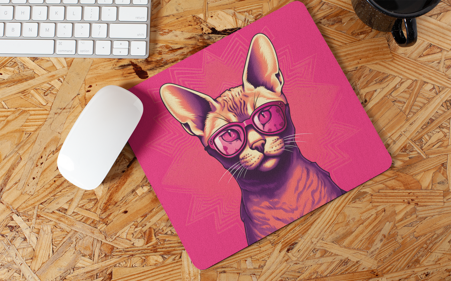 "Cute Cat Art" Mouse Pads