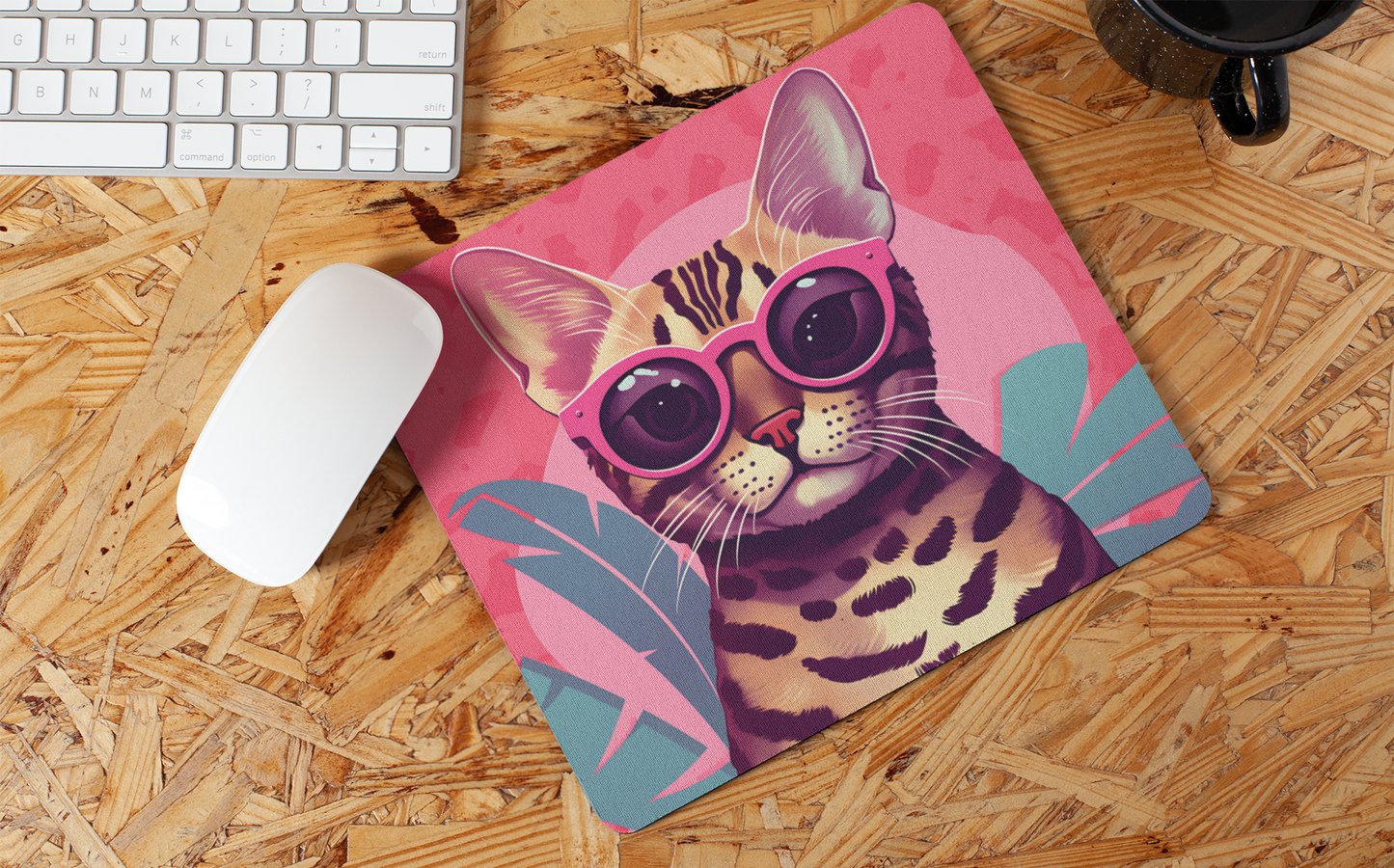 "Cute Cat Art" Mouse Pads