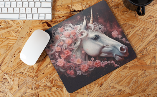 "Beautiful Unicorn" Mouse Pads