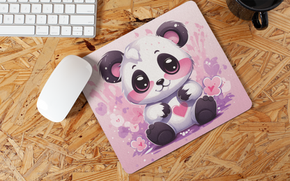 "Kawaii Valentine Panda" Mouse Pad