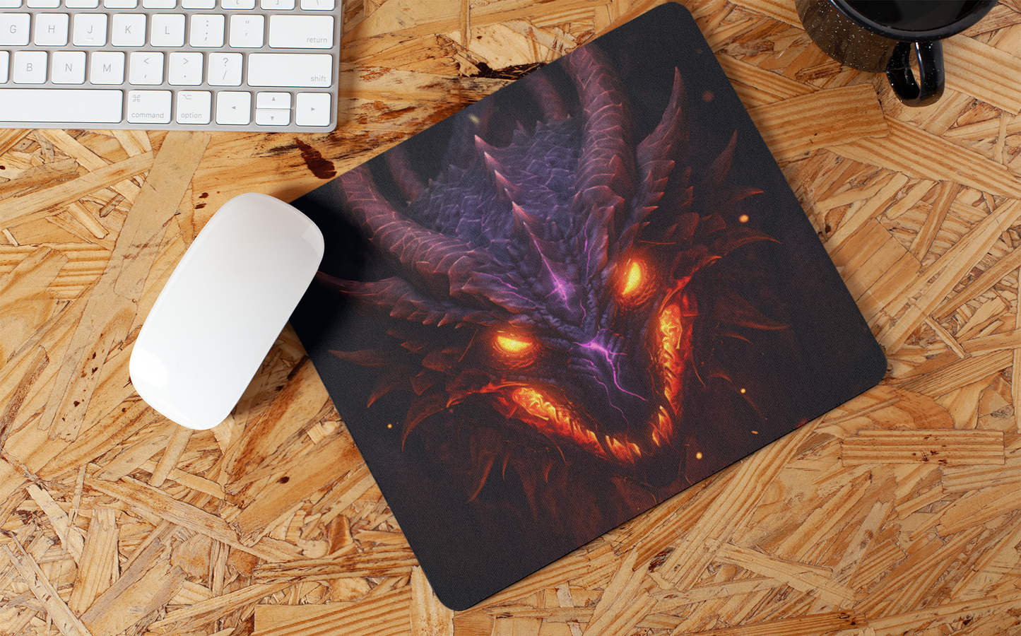 "Fantasy Gothic Dragon" Mouse Pads