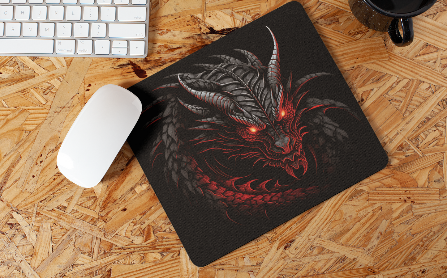 "Fantasy Gothic Dragon" Mouse Pads